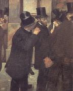 Edgar Degas, Portrait at the Stock Exchange (nn020